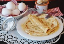 Pfannkuchen Rezept fürs Campingessen, Ideen mit Ei