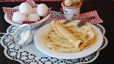 Pfannkuchen Rezept fürs Campingessen, Ideen mit Ei