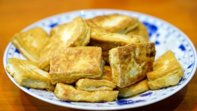 Sauerkraut mit Kartoffeln und Räuchertofu
