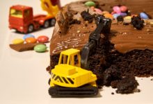 Bagger Torte – eine Baustellen Motivtorte selber machen