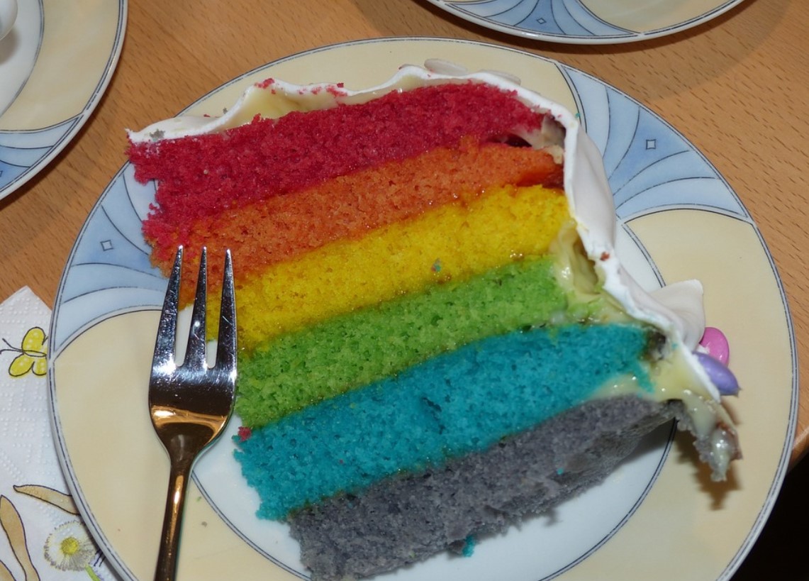 Regenbogentorte Rezept - Original Anleitung zum selber machen