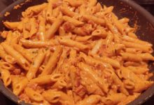 Pasta mit Hähnchen-Paprika-Sauce - Thermomix Rezept