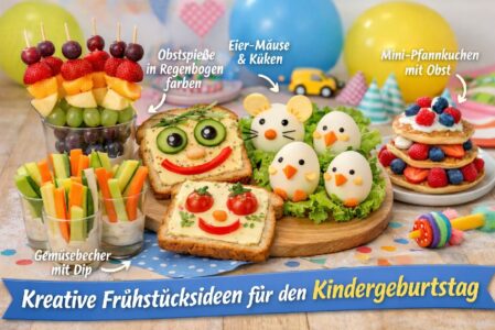 Kindergeburtstag: 5 kreative und lustige Frühstücksideen