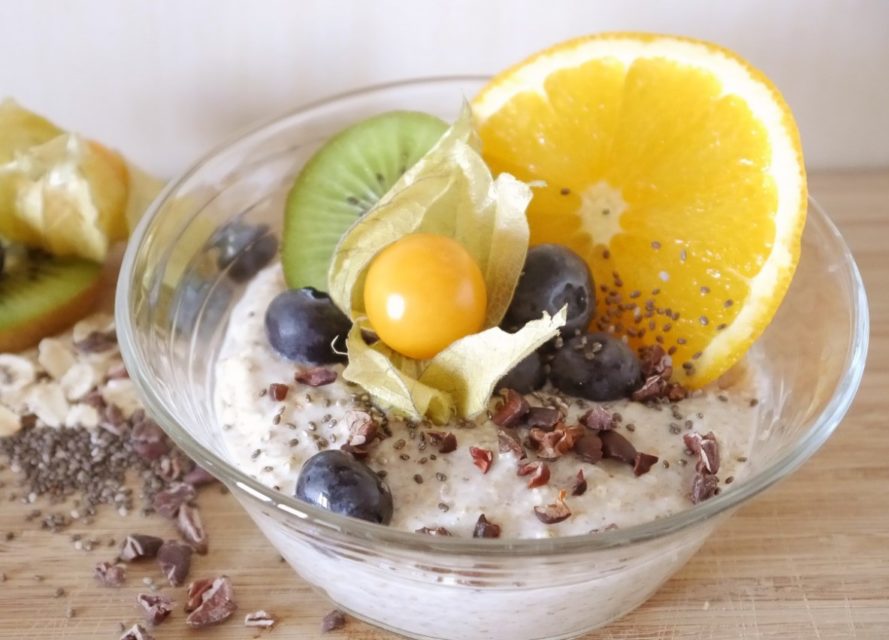 Haferflocken Mit Joghurt Und Obst Abnehmen Frühstück: Haferflocken Rezepte zum abnehmen - schnell & einfach