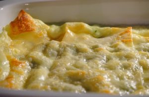 Thermomix Rezept: Wirsing mit Kartoffeln und Lachs Gratin