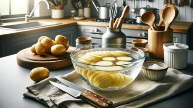 Einfache Tipps zum Entfernen von Stärke aus Kartoffeln