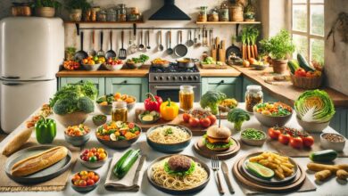7 Tage Rezepte fuer die ganze Woche guenstig und vegetarisch