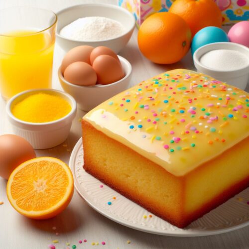 Fantakuchen Tassenrezept mit Zuckerguß: Der saftige Klassiker