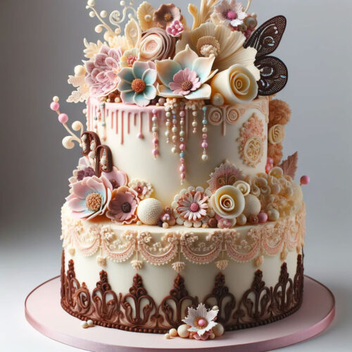 68 Stück Essbare Schmetterlinge Tortendeko - Esspapier Deko Für Geburtstagstorten & Cupcakes