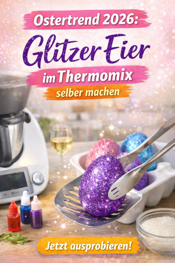 Thermomix Hack: So gelingen perfekte Glitzer Eier zu Ostern
