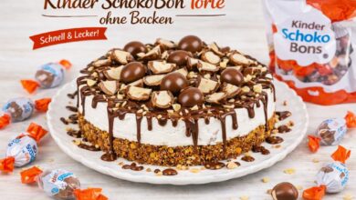 Kinder SchokoBon Torte ohne backen