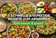3 schnelle und günstige Rezepte zum Abnehmen 3 schnelle und günstige Rezepte zum Abnehmen