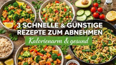 3 gesunde Gerichte zum Abnehmen