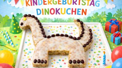 Dino Kuchen – einfaches Rezept für den perfekten Kindergeburtstag