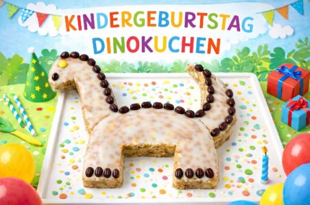 Dino Kuchen – einfaches Rezept für den perfekten Kindergeburtstag