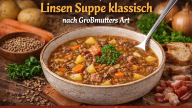 Rezept: Linsen Suppe klassisch nach Großmutters Art Rezept: Linsen Suppe klassisch nach Großmutters Art