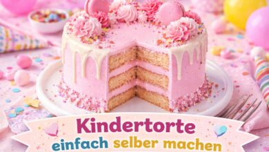 Geburtstagskuchen Rezept: Kindertorte selber machen