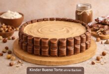 Cremige Kinder-Bueno-Torte ohne Backen Cremige Kinder-Bueno-Torte ohne Backen