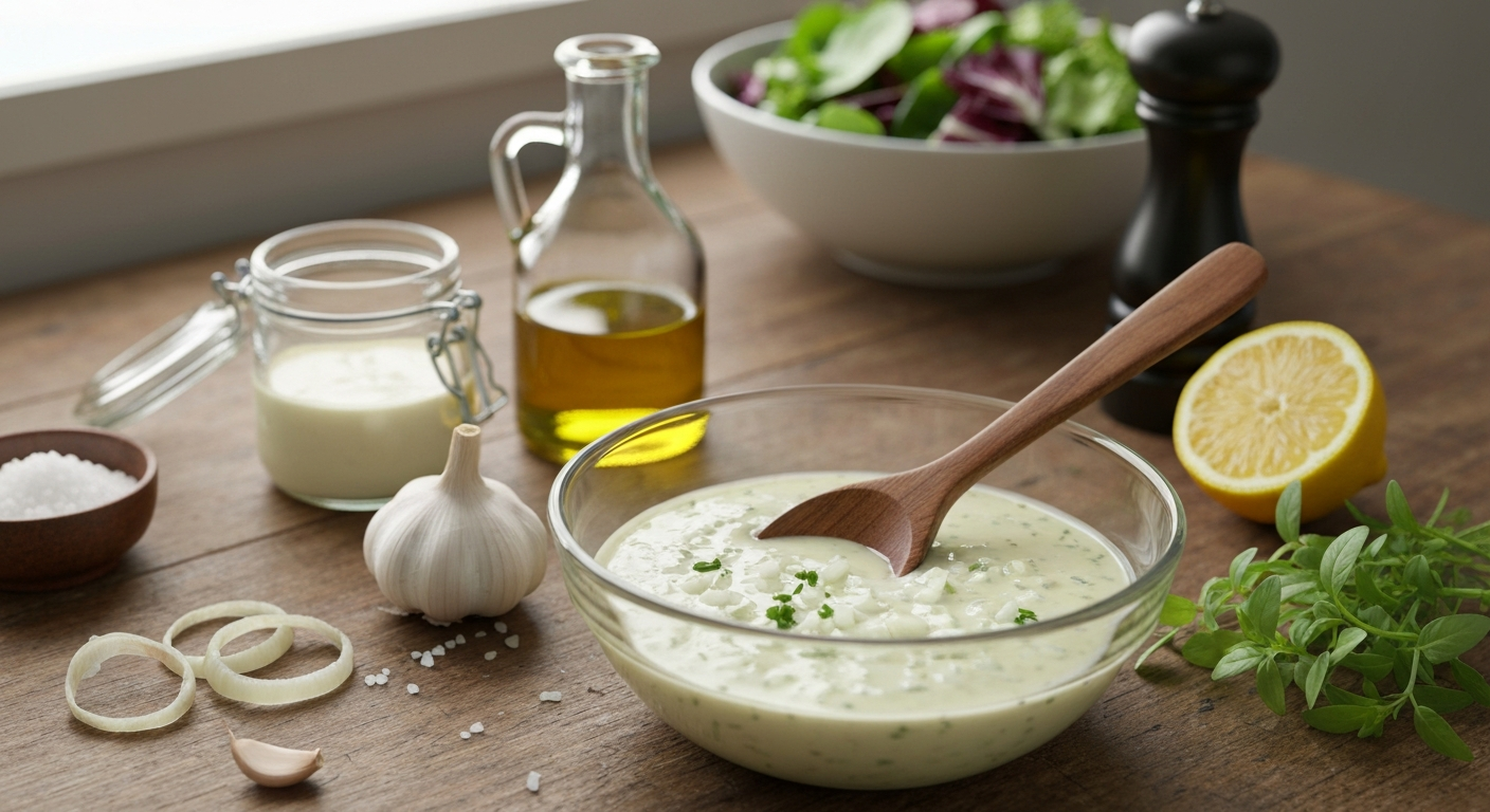 Dressing Sylter Art - Rezept für das beliebte Salatdressing