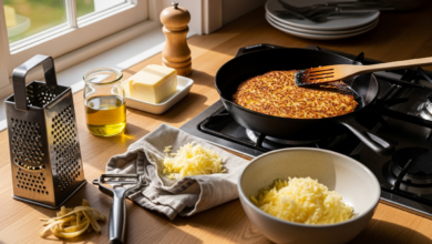 Omas Rezept: Schweizer Rösti selbstgemacht - Aus rohen Kartoffeln knusprig gebraten