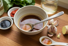 Dressing ohne Öl selber machen mit einfachen Rezept