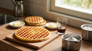 Backrezept - Waffeln mit Buttermilch