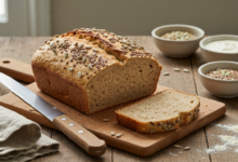 Gesund backen: Dinkel Joghurt Brot aus 100% Dinkelmehl - Joghurtkruste
