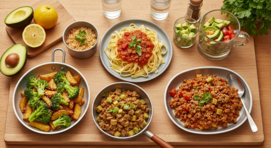 5 Gerichte für wenig Geld gesunde Rezepte