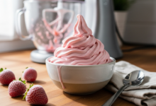 Erdbeer Softeis aus dem Thermomix® TM5 traumhaft lecker