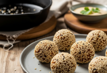 Rezept für herzhafte, orientalische Couscous-Bällchen