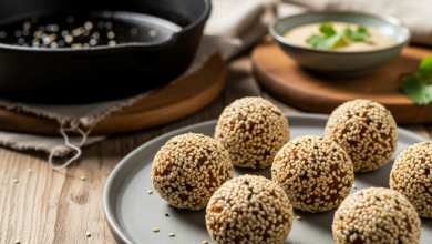 Rezept für herzhafte, orientalische Couscous-Bällchen