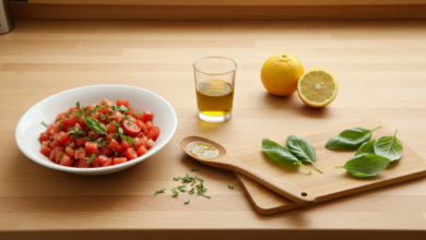 Dressing für Linsensalat - Rezept mit Zutaten und Zubereitung