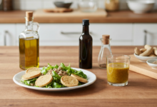 Dressing für Feldsalat - Honig Senf Rezept selbst gemacht