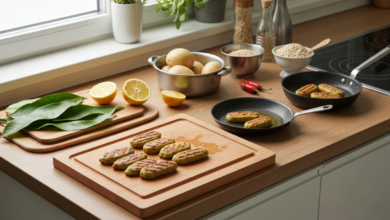 Vegetarische Frikadellen selber machen mit Kichererbsen