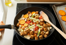 Rezept Süßkartoffel-Pfanne - vegan & vegetarisch