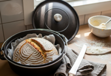 Brot a la Mama schnell gemacht - backen Sie Brot ohne kneten