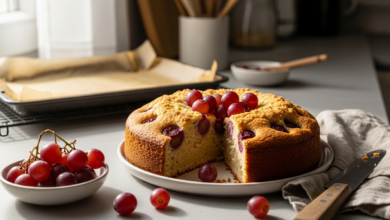 Leckeres Backrezept für einen außergewöhnlichen Couscous-Kuchen