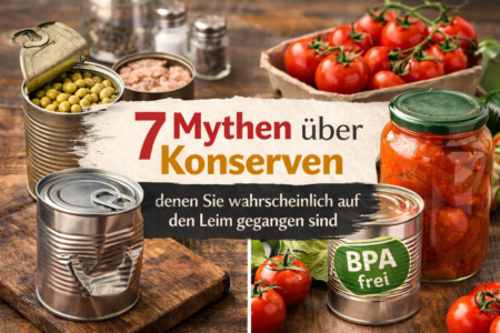 7 Mythen über Konserven, denen Sie wahrscheinlich auf den Leim gegangen sind