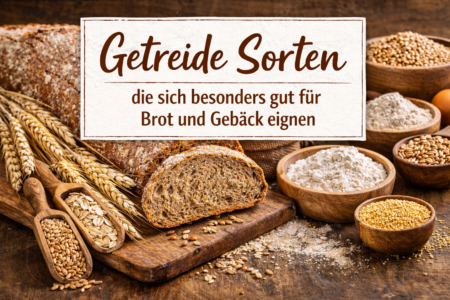 Getreide Sorten die sich besonders gut für Brot und Gebäck eignen
