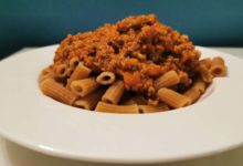 Bolognese Sauce mit Low Carb Nudeln