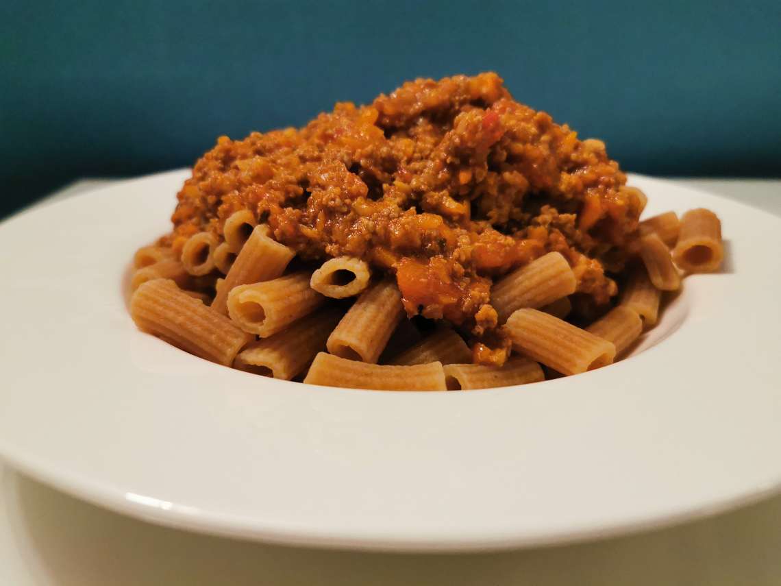 Bolognese Sauce mit Low Carb Nudeln