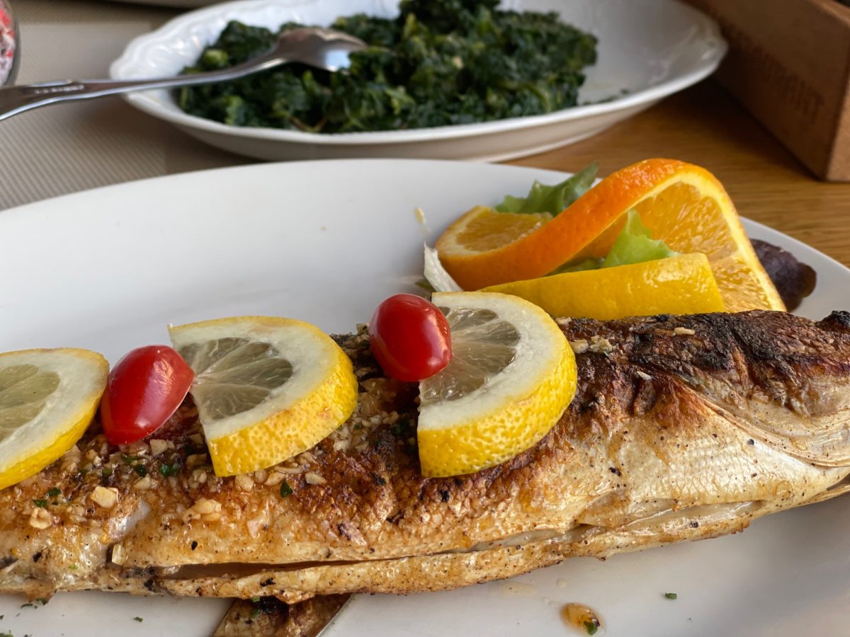 Gemischte Fischplatte mit Gemüse - Rezept und Zutaten