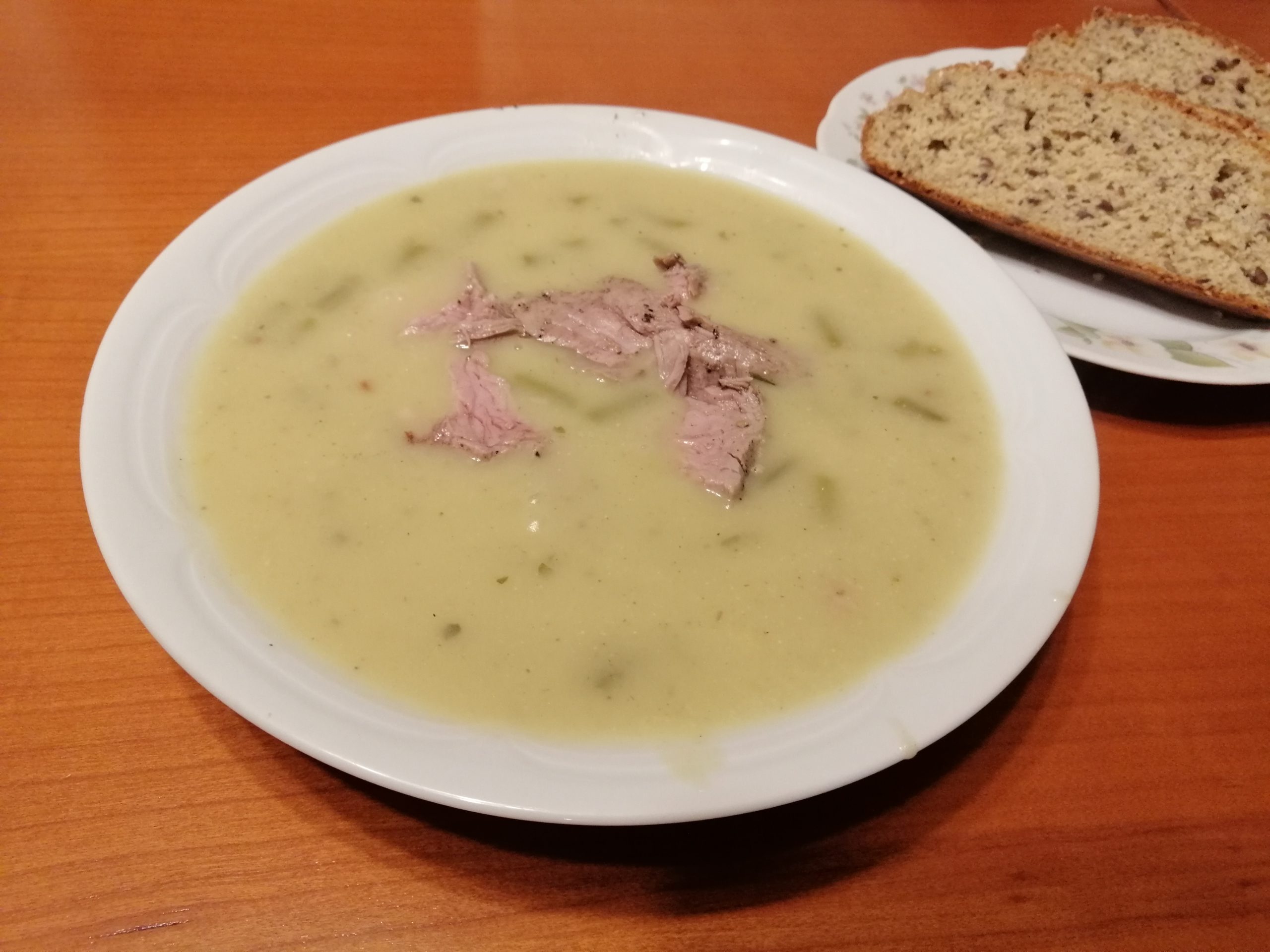 Kartoffel-Bohnen- Eintopf mit Kalbsfilet