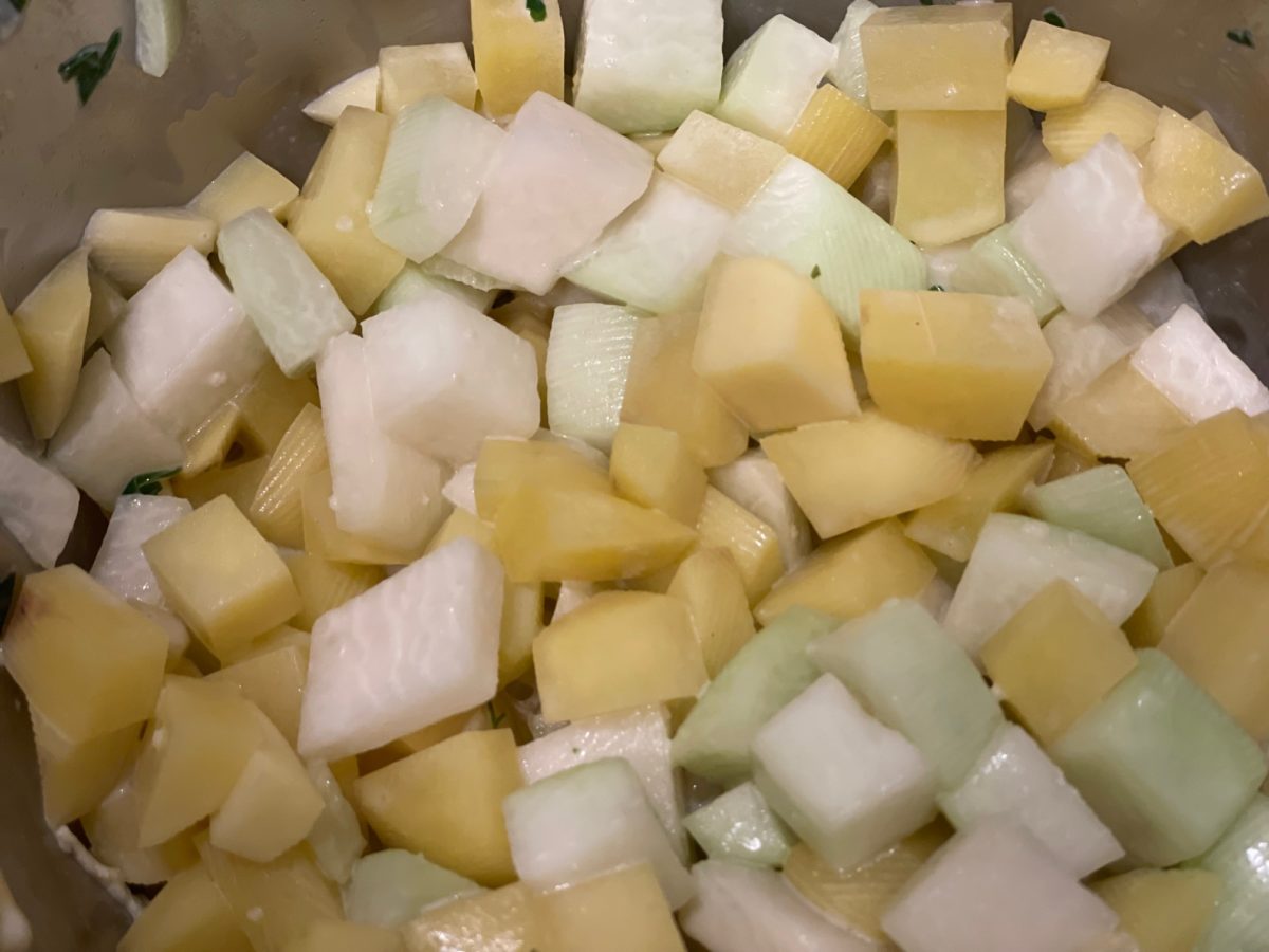 Rezept: Kartoffel Kohlrabi Gemüse im Thermomix