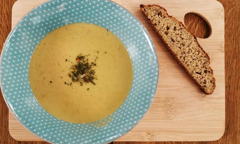 Kartoffel-Rosenkohl-Suppe