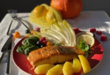 Lachs gebraten