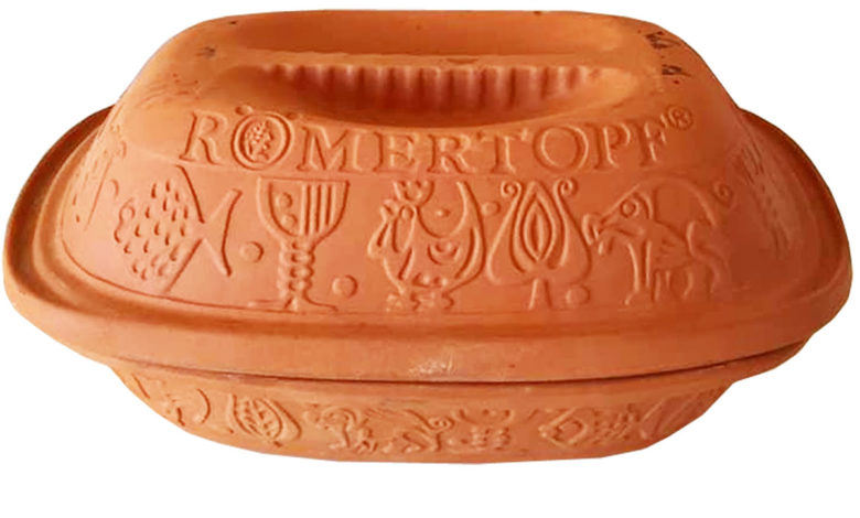 Original Römertopf auf Ton mit Deckel