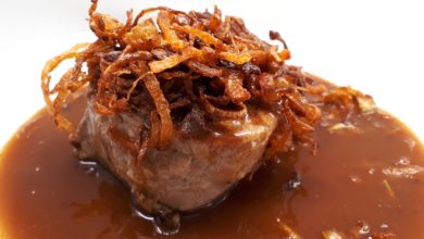 Röstzwiebeln selber machen - Rezept für die Pfanne - schnell und einfach