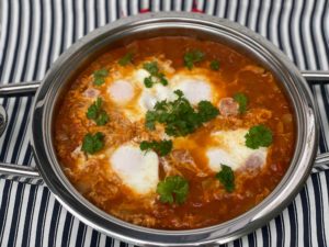 Shakshuka Rezept – (Schakschuka) – Shakshuka-Original-Rezept aus würzigen Tomaten
