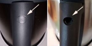 Thermomix Stöpsel vom Griff verschwunden